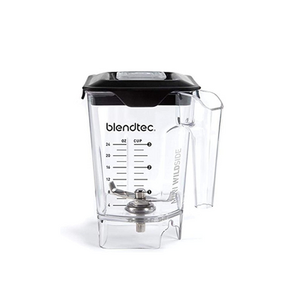 Blendtec WILDSIDE-H 3 qt Wildside Jar w/ Hard Lid & Wingtip Blade, Ounce & Cup Markings