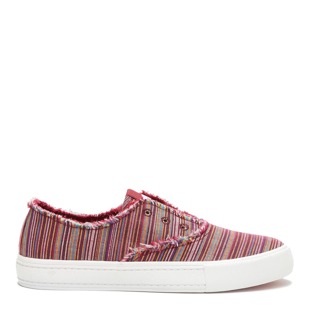 Afina Red Stripe Slip-on Trainer 