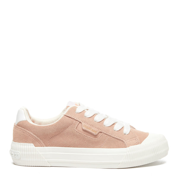 Cheery Soft Pink Nubuck Trainer - Rocket Dog UK