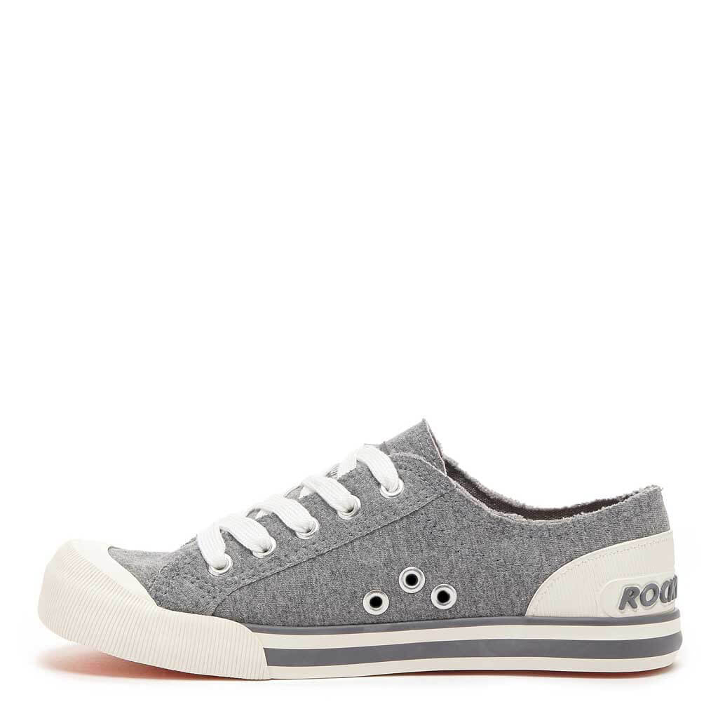 Jazzin Grey Jersey Sneakers – Rocket Dog UK