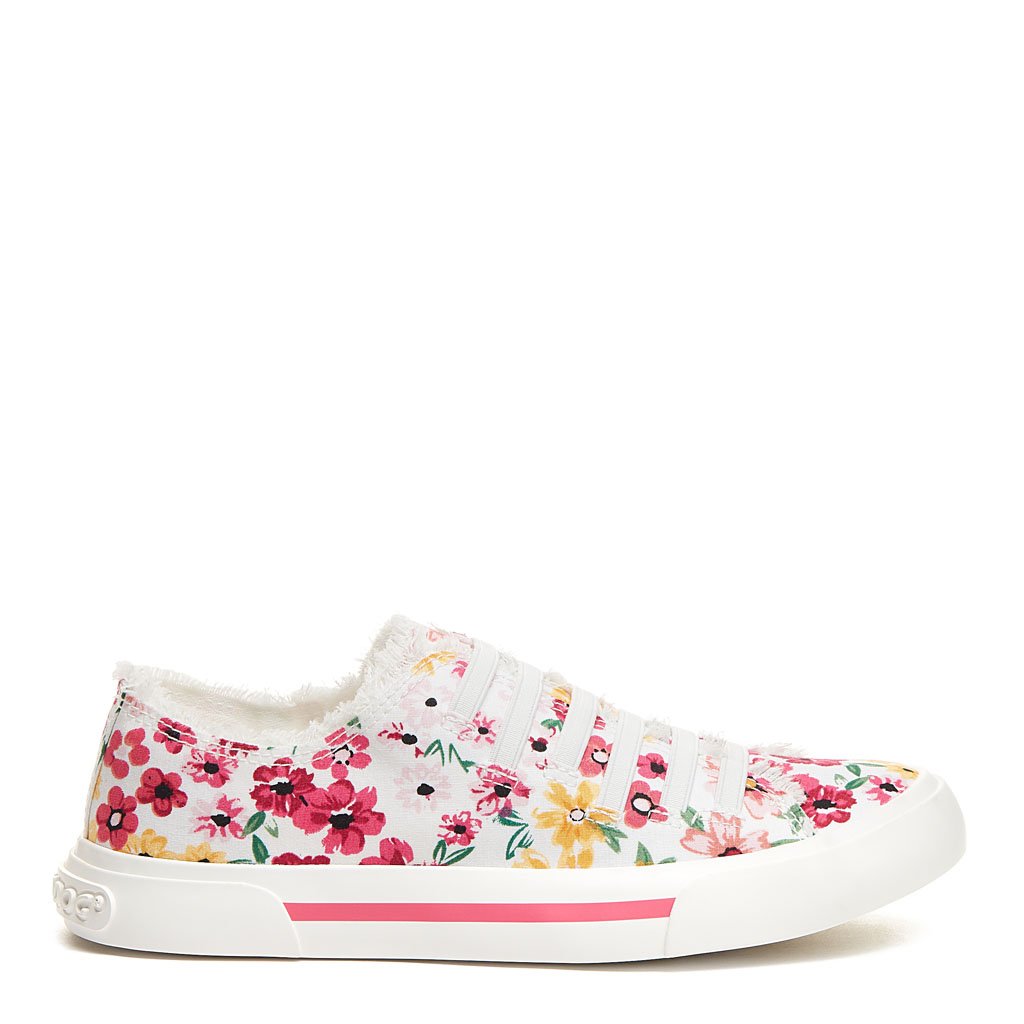 floral slip on trainers
