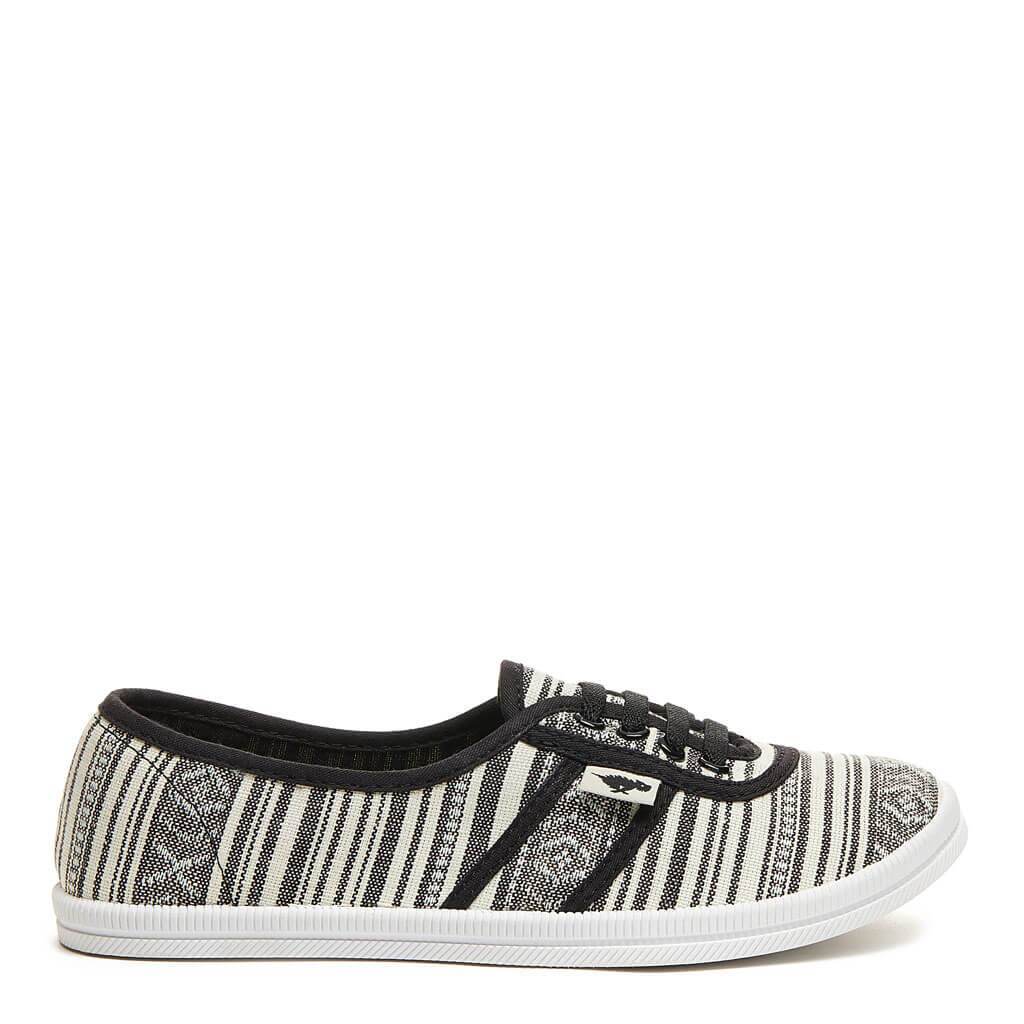 Merry Black Stripe Slip-On Trainer 