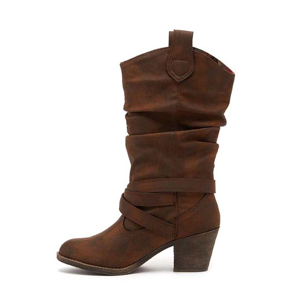 Sidestep Brown Western Boots – Rocket 