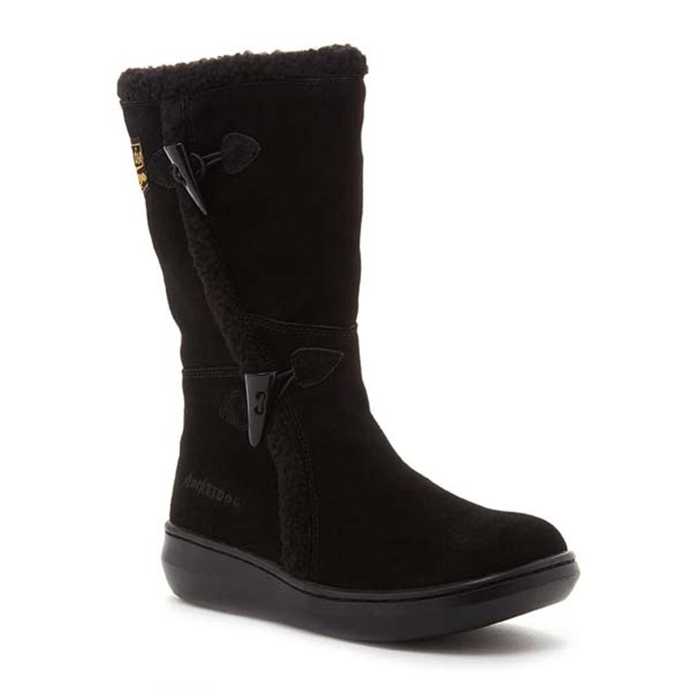 Slope Black Suede Winter Boot – Rocket 