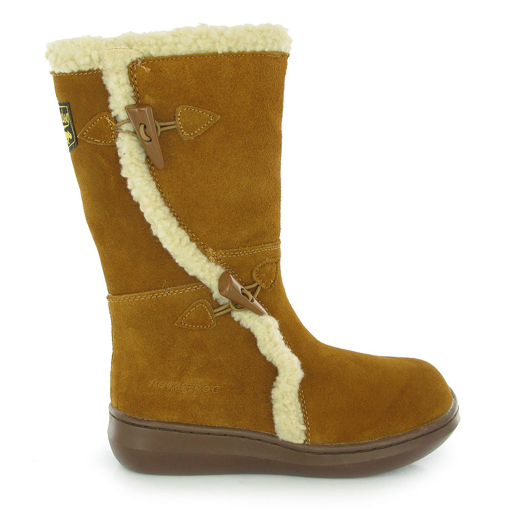 chestnut suede boots