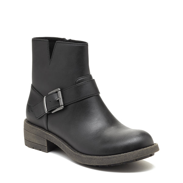 Taya Black Biker Ankle Boot - Rocket Dog UK