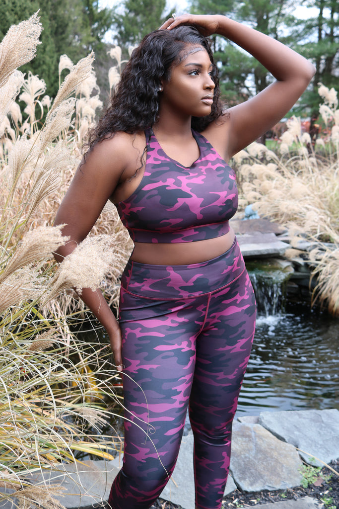 Pink Ombre Print 2 Piece Activewear Set – Nina Cheyenne