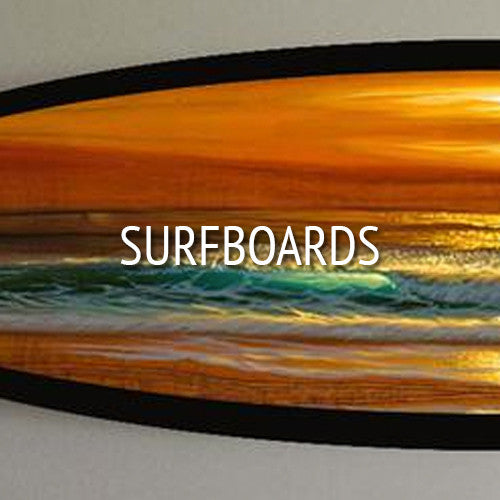 Paintings on Surfboards walfrido hawaii tropical seascape artist