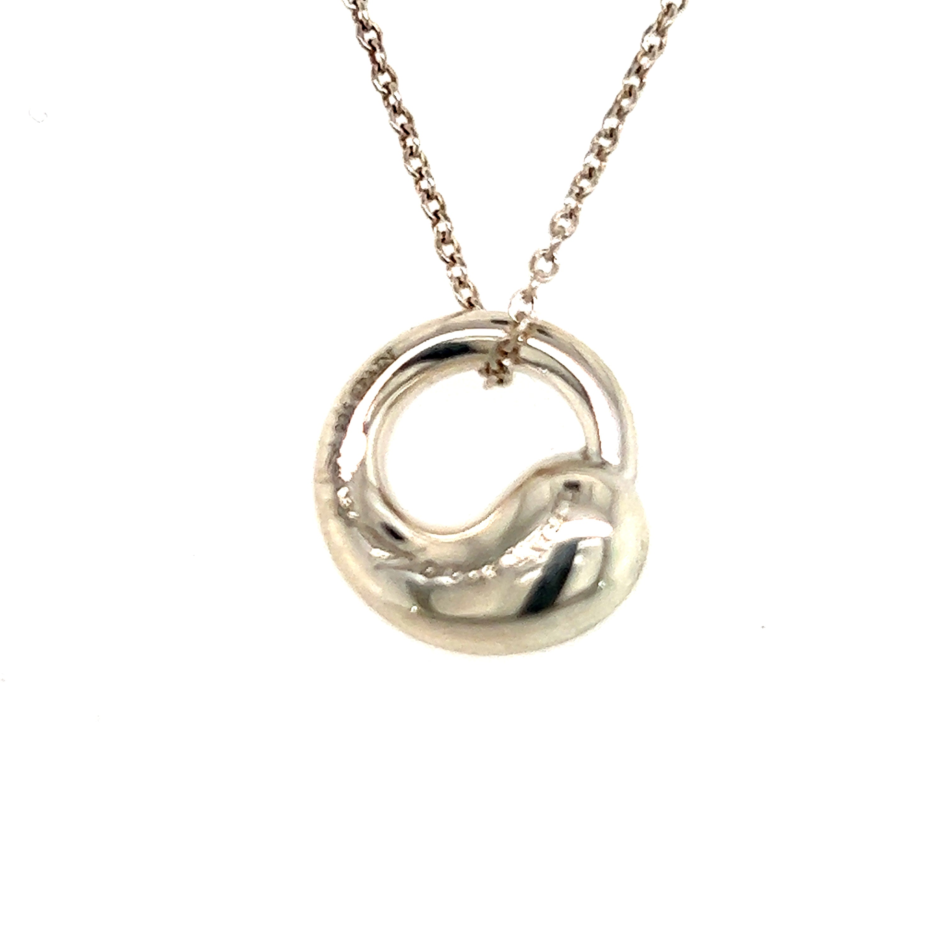 tiffany swirl necklace