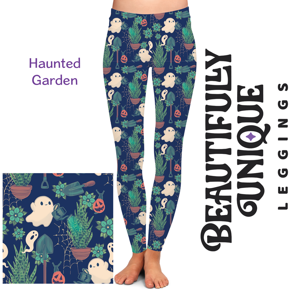 Colorful Ghosts (Exclusive) - High-quality Handcrafted Vibrant Legging –  Beautifully Unique Leggings