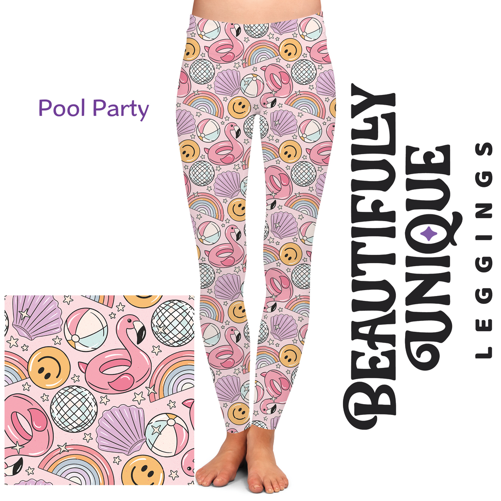 Lou's Pool Party Yoga Capri Leggings - Sophielovestuna