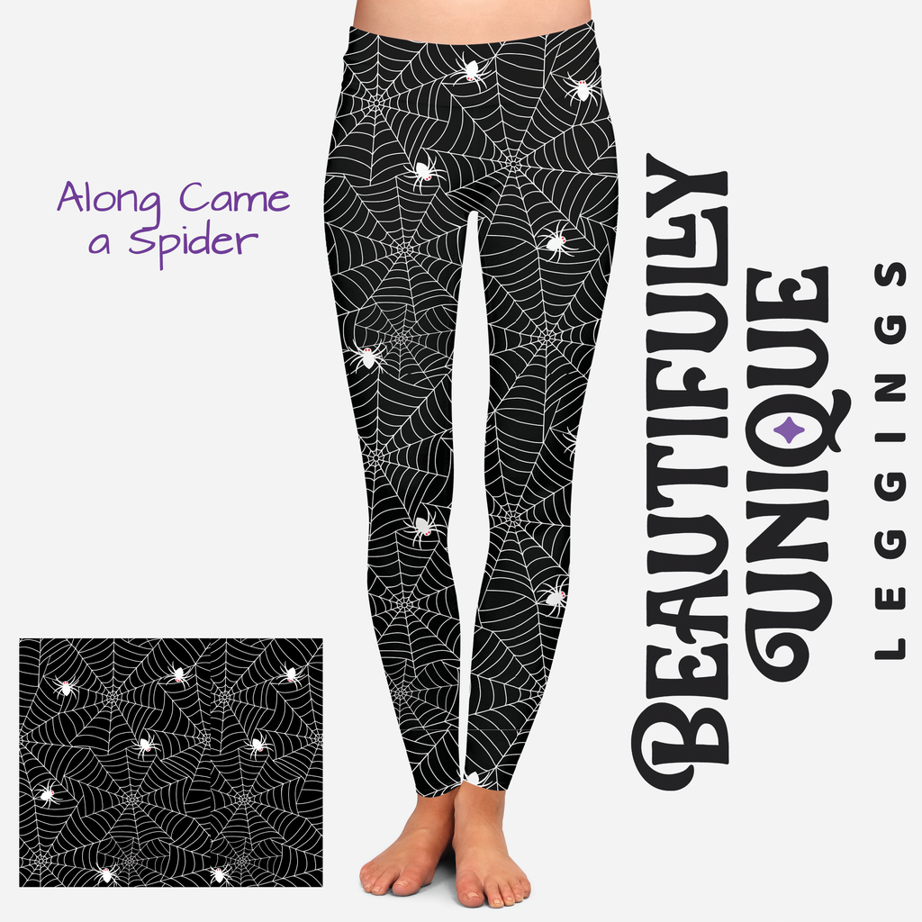 Black Widow Spider With Spiderwebs (Exclusive) - High-quality Handcraf –  Beautifully Unique Leggings