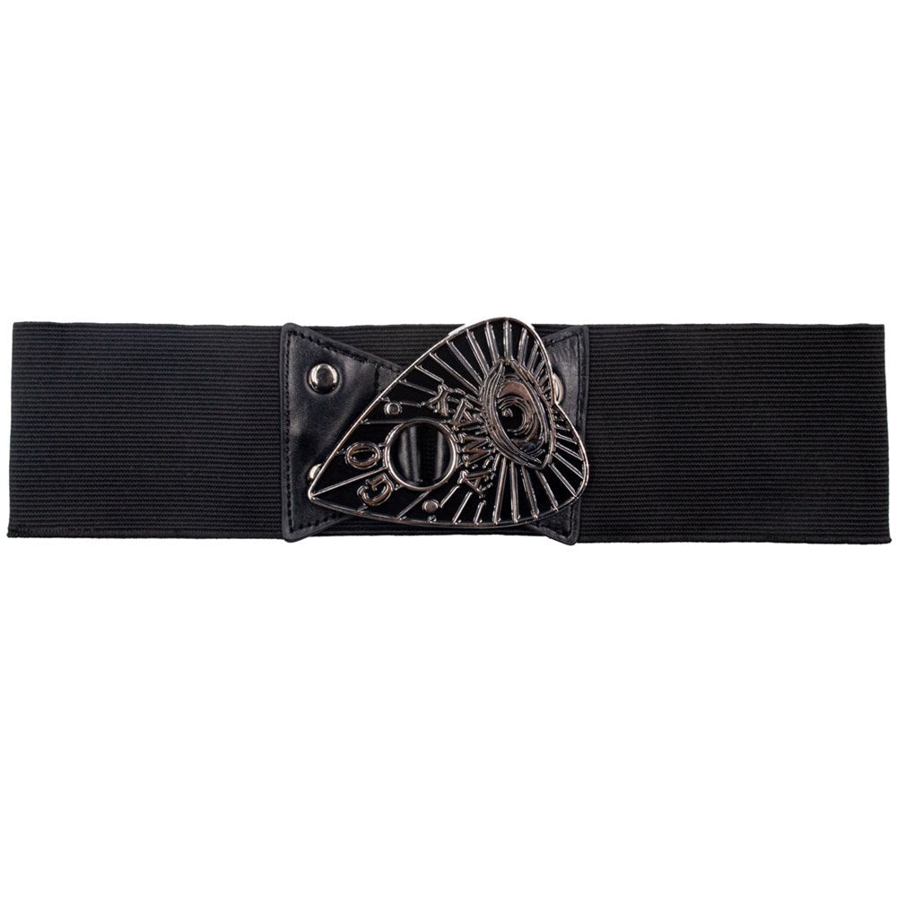 Elastic Waist Belt Bat Black