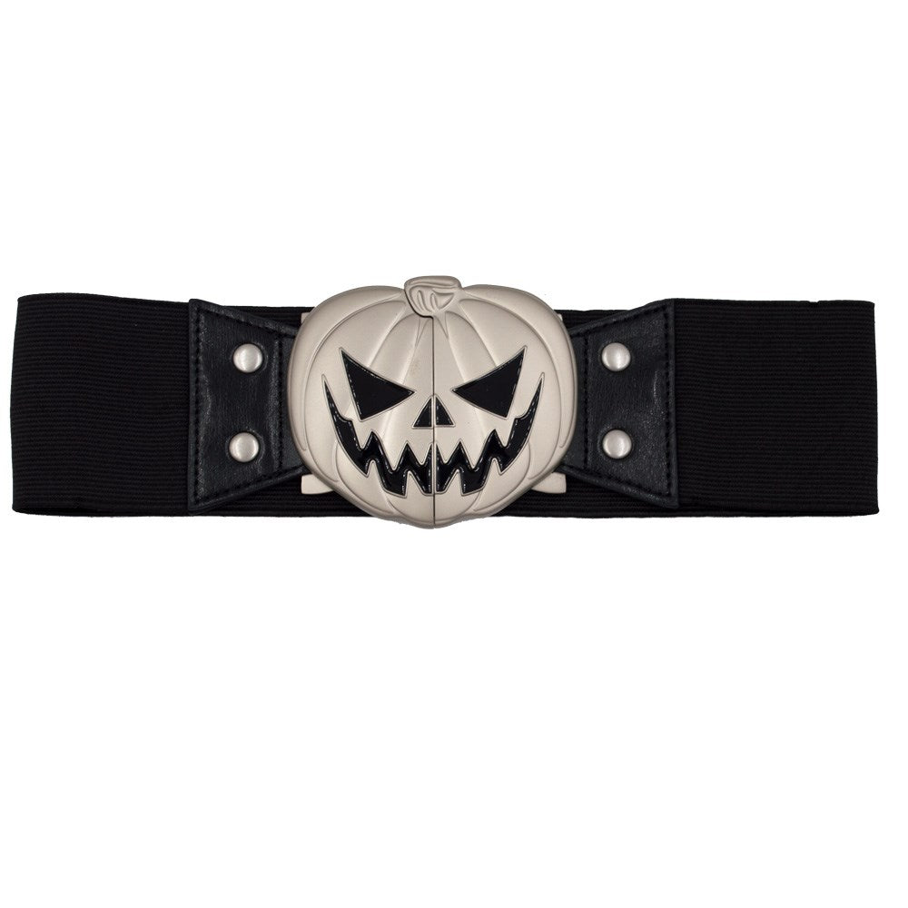 Elastic Waist Belt Bat Black