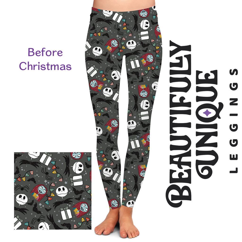 Fall Outfit Featuring Nightmare Before Christmas Leggings + a Halloween  Purse - Kentucky Girl Ramblings