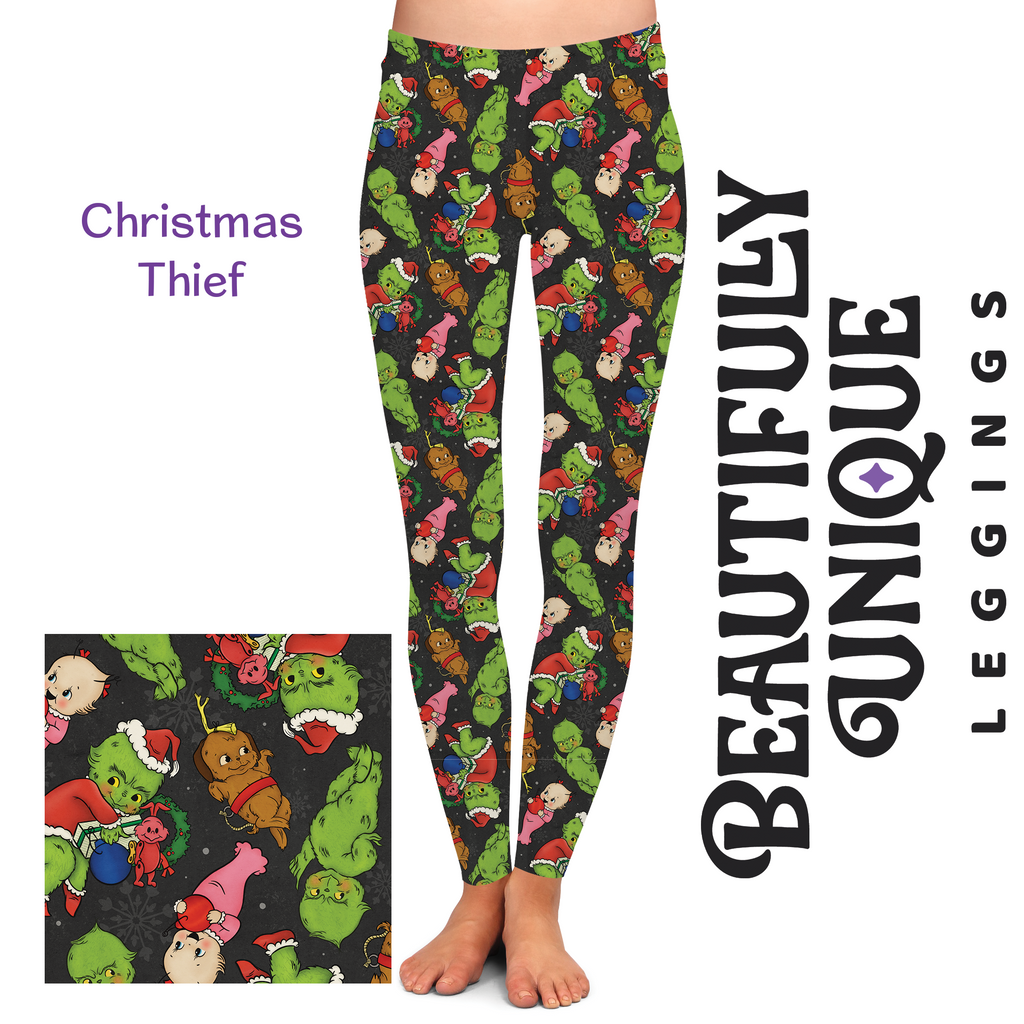 Before Christmas (Semi-Exclusive) - High-quality Handcrafted Vibrant L –  Beautifully Unique Leggings