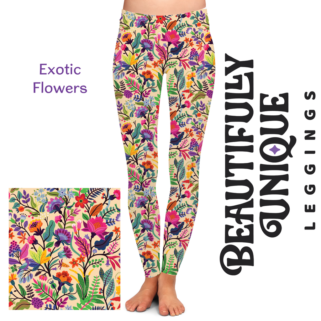 Pre-Order: Fourth Floral Leggings (Semi-Exclusive) – Beautifully Unique  Leggings