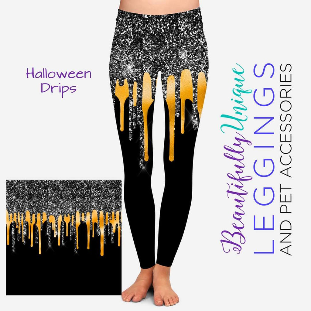 Two Left Feet wicked cool leggings Halloween stretch - Depop