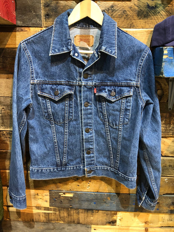 Vintage: Stonewash Denim Jacket Made in USA by Levi Blue/Sz: L