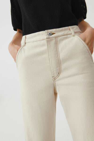 Shop Barrel Jeans - Natural Denim | Kowtow Clothing – Kowtow United States