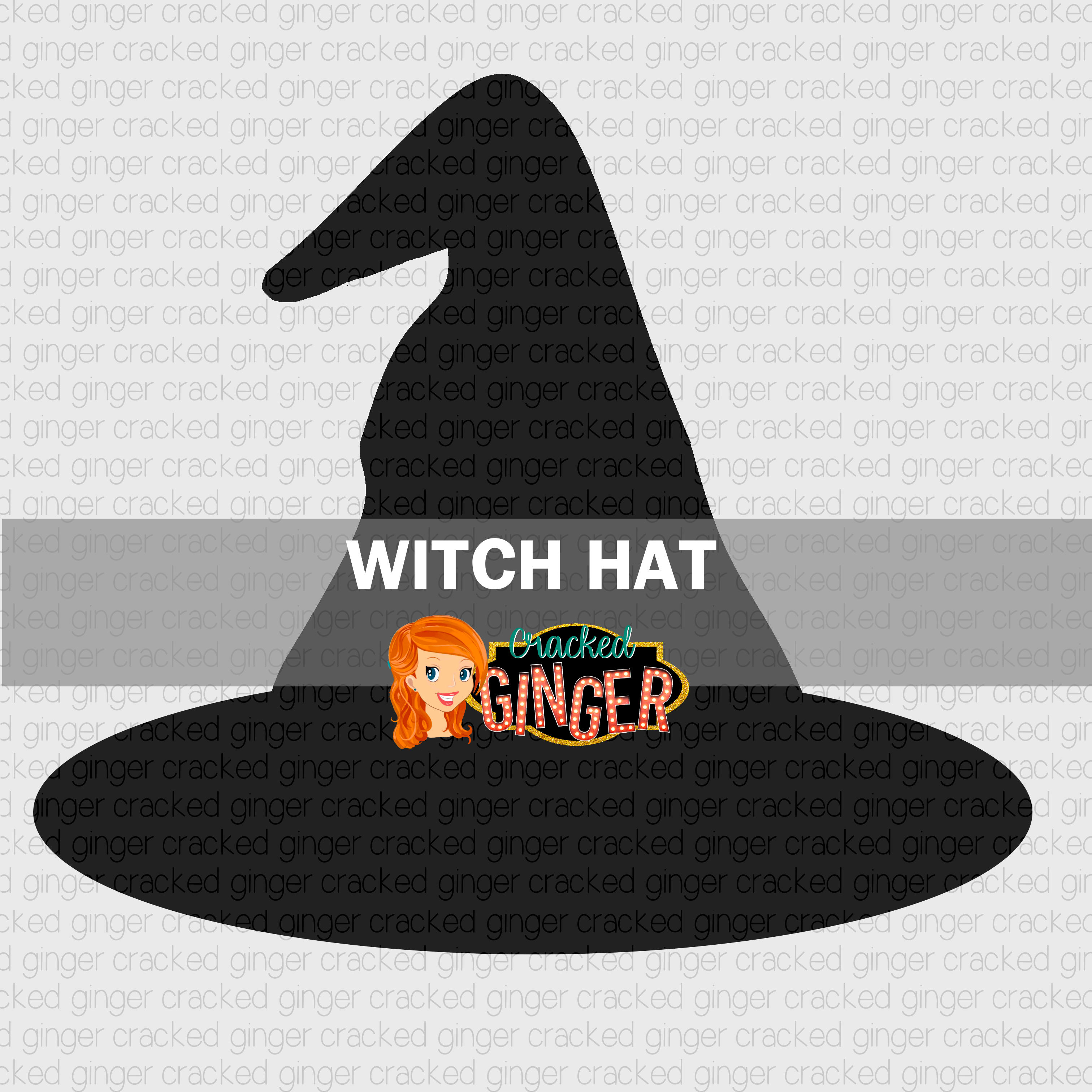 Witch Hat Wood Cut Out Kit