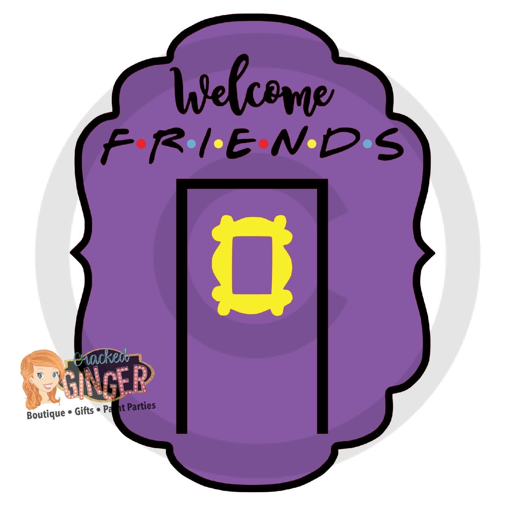 Free Free 160 Friends Purple Door Svg SVG PNG EPS DXF File