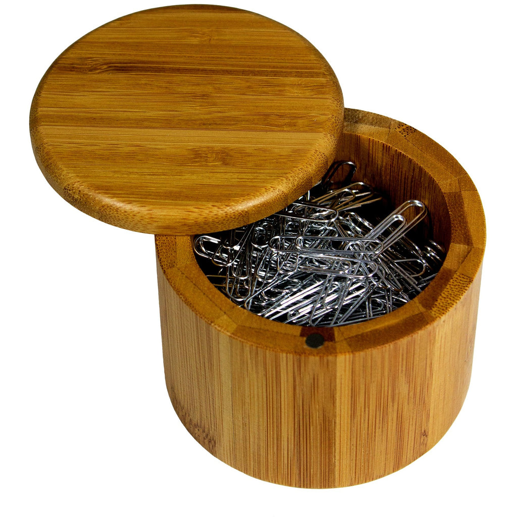 Bamboo Round Salt Box - The Malibu Company