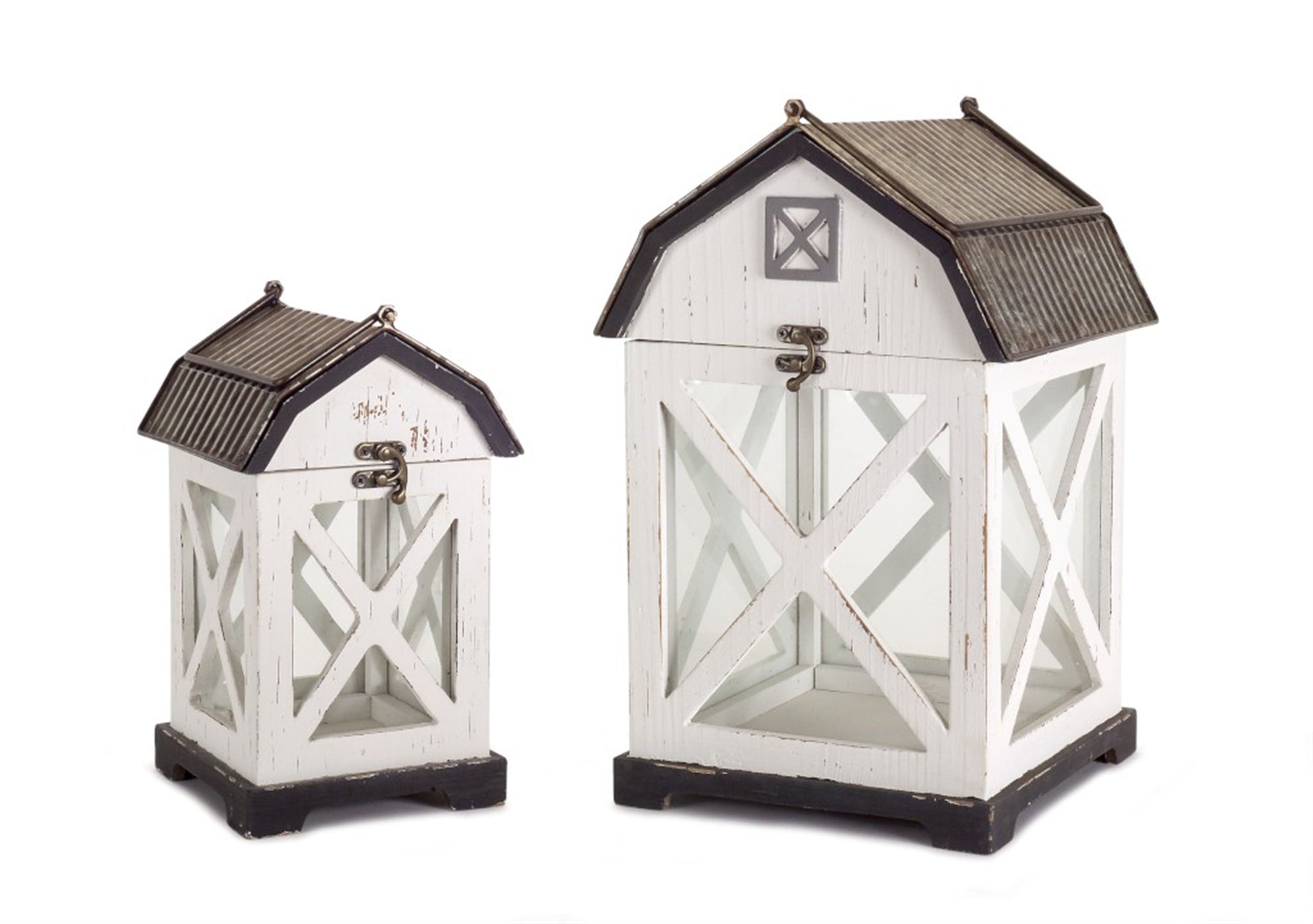 Decorative Barn Lanterns (Set of 2)