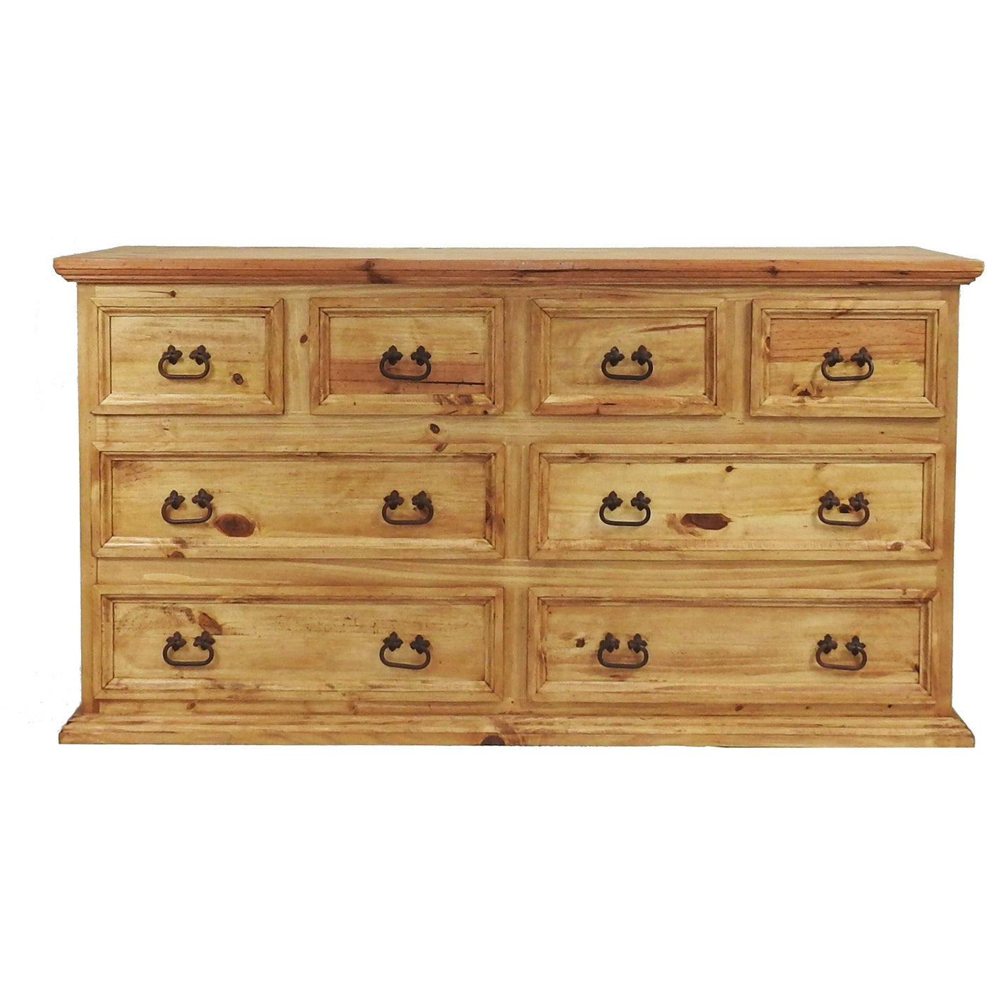 Traditional 8 Drawers Dresser Rustics for Less