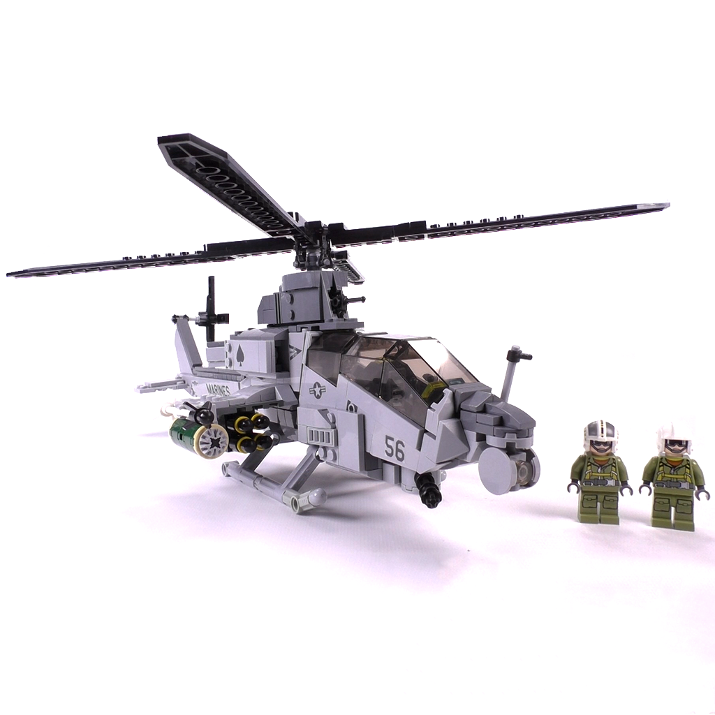 lego military helicopter