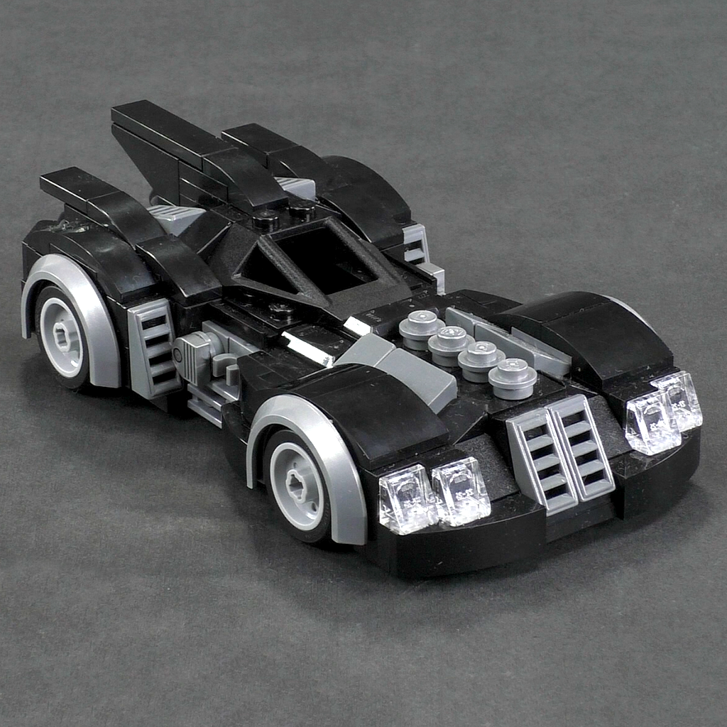 Arkham Asylum Batmobile - Minifig Scale — Brick Vault