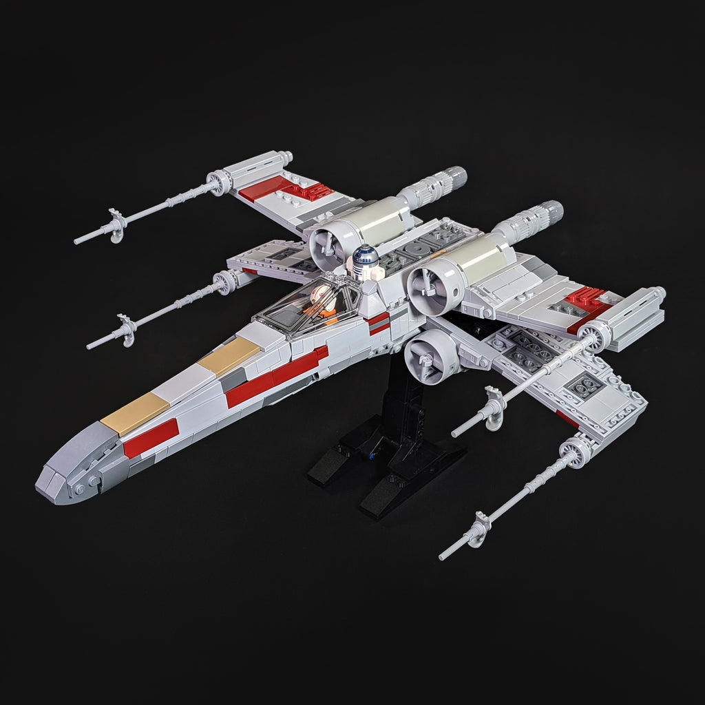 X Wing Starfighter Minifig Scale Brick Vault