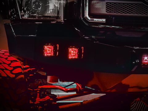 RIGID Radiance Pods - Red (pair) - Hellfire Offroad Lighting