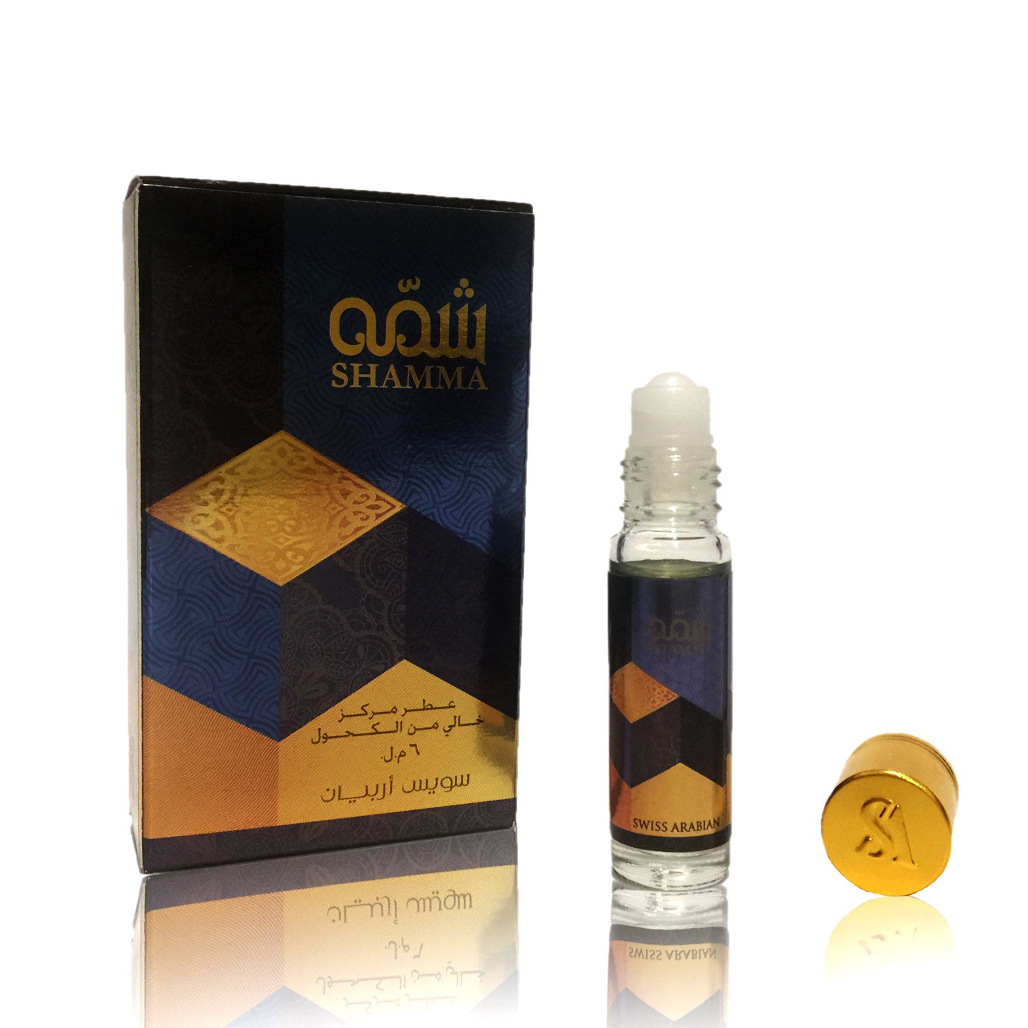 SHAMMA, Roll On Perfume Oil 6 mL (.2 oz) | Floral, Frutiy and Woody ...