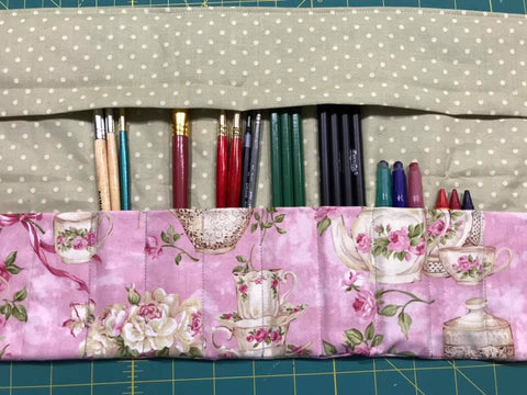 How to Make a Roll Up Pencil Case - Sew My Place