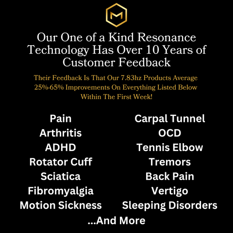 •	PAIN •	ROTATOR CUFF •	FOCUS •	MIGRAINES •	CARPAL TUNNEL •	VERTIGO •	ENERGY	•	 ARTHRITIS •	TENNIS ELBOW •	MOOD •	SCIATICA •	BACK PAIN •	SLEEP •	OCD	•	 FIBROMYALGIA •	MOTION SICKNESS •	MUSCLE MOBILITY •	TREMORS •	ADHD •	MEMOR •	JOINT PAIN