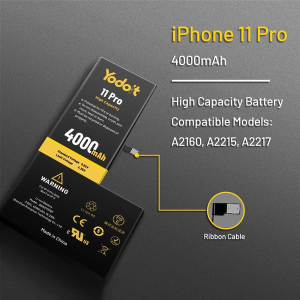  [4000 mAh] Batería para iPhone 12/12 Pro, batería de