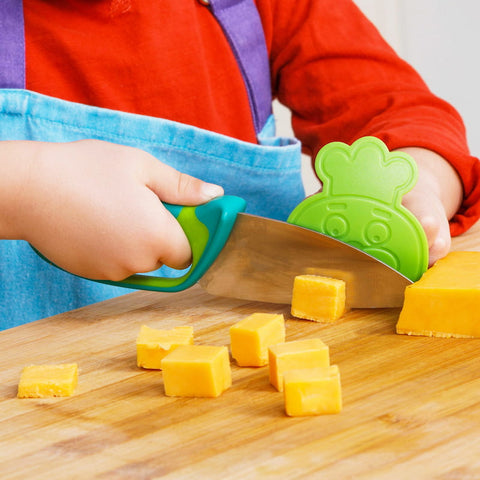 Couteau De Cuisine Kids en Plastique,Lot de 7 Couteaux de Cuisine pour  Enfants Sûr Coloré, Couteau à Pâtisserie pour[S323]