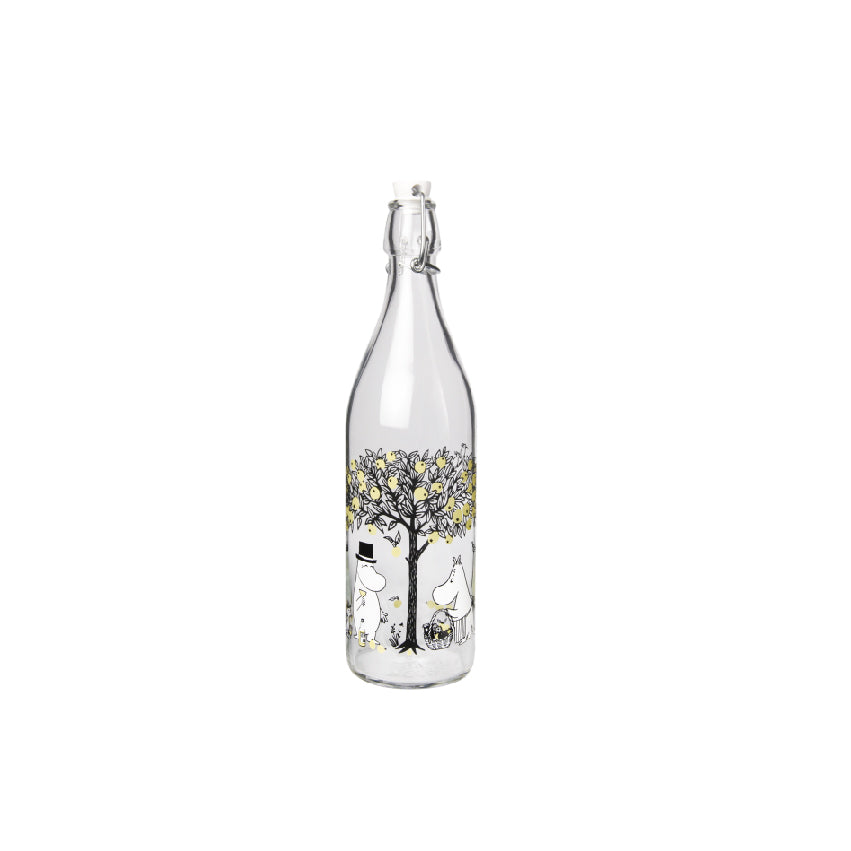 Muurla Moomin Glass Bottle Apples 1L
