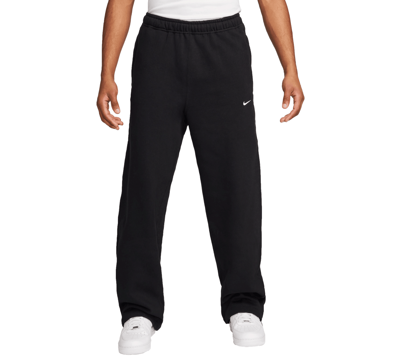 Nike Solo Swoosh Open-Hem Pant