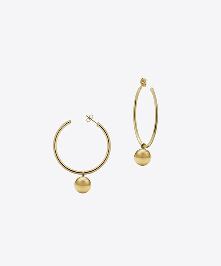 LULU DANGLE HOOP EARRINGS – SHAMI OFFICIAL