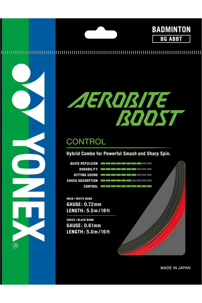 Amazon.com : YONEX BG Aerobite Boost Badminton String (Gray