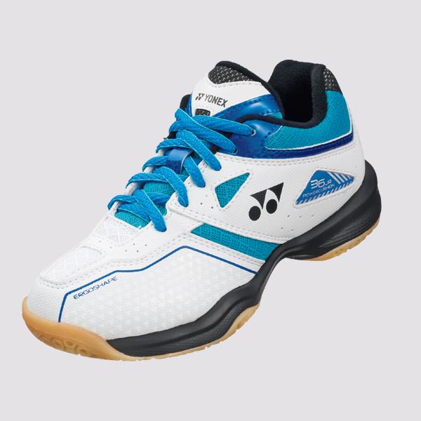 yonex badminton shoes blue and white