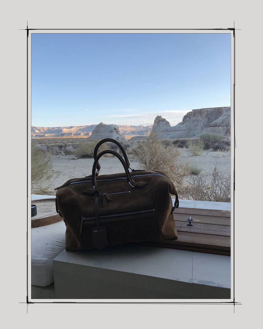 “I traveled with my Metier bag to the most luxurious hotel in the world; the Amangiri in Phoenix; a pairing - like Taylor and Burton, or vodka and caviar - that just made total aesthetic sense. It was quite the ménage a trois...” - Jonathan Heaf, Chief Content Officer, GQ