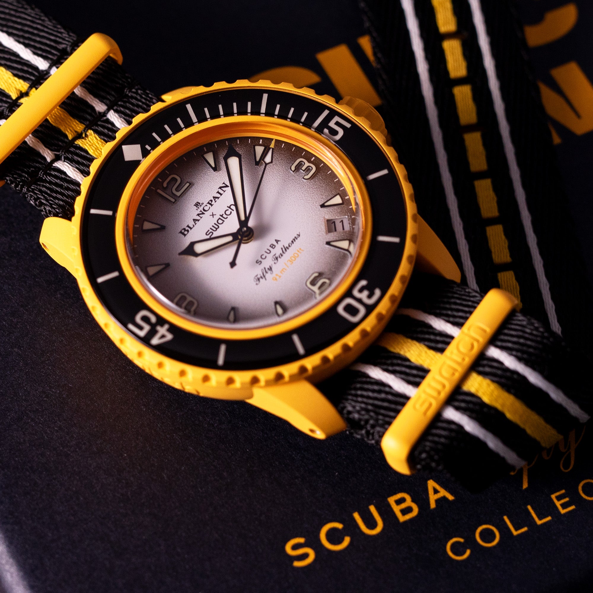 全新款式 Blancpain X Swatch Scuba Fifty Fathoms手錶進行的簡論｜太空人腕時計TW