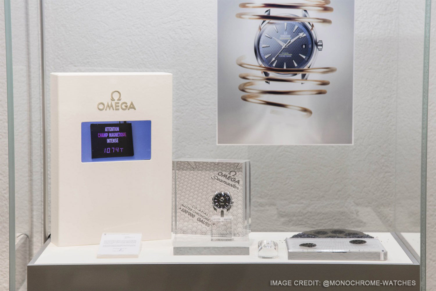 OMEGA歐米茄 曾將 Seamaster 海馬系列 Aqua Terra 原型手錶測試在高達160,000高斯的磁場環境下｜太空人腕時計TW
