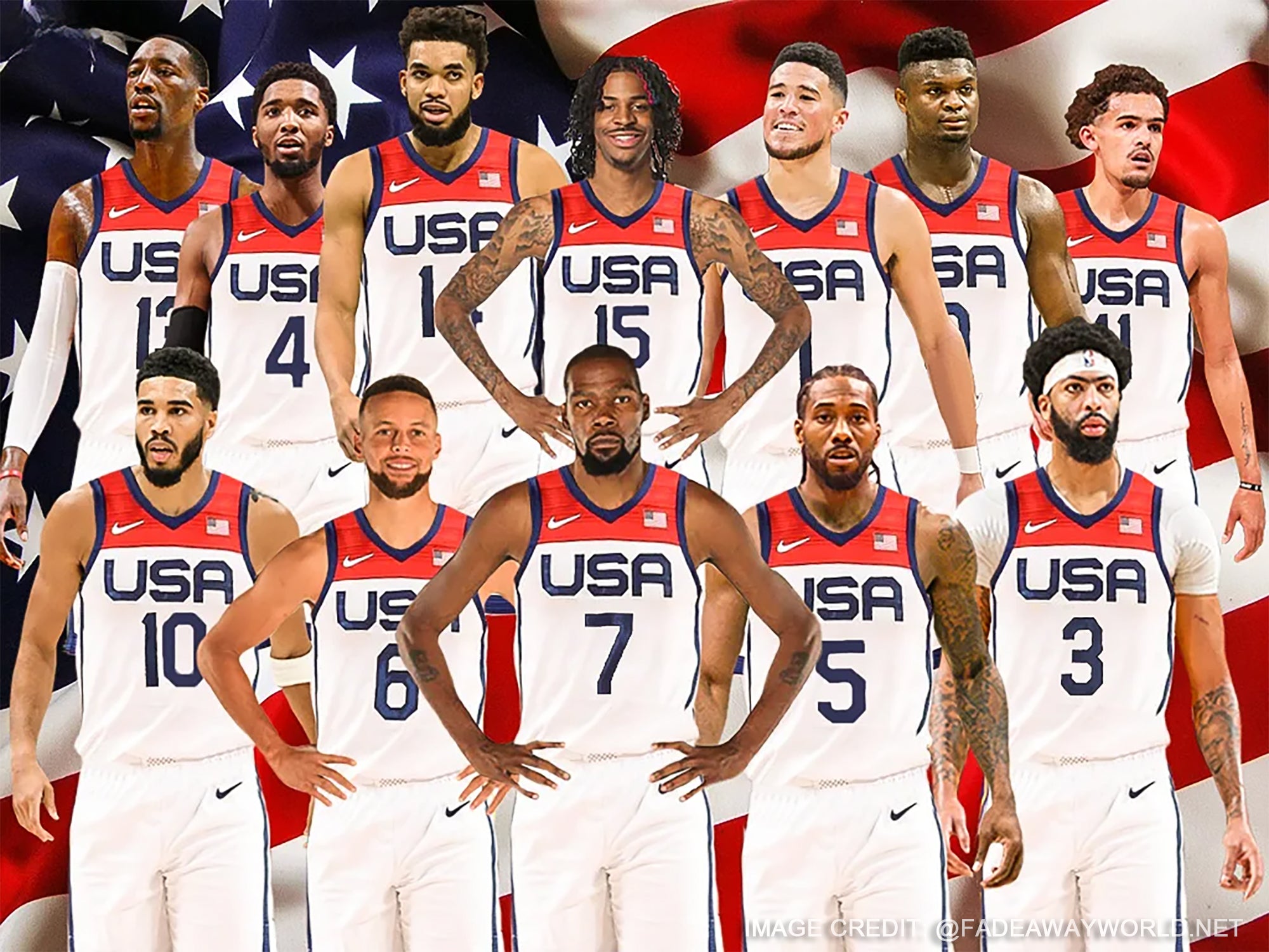 2024年美國奧運男子籃球夢幻隊擁有空前強大的明星陣容和技巧