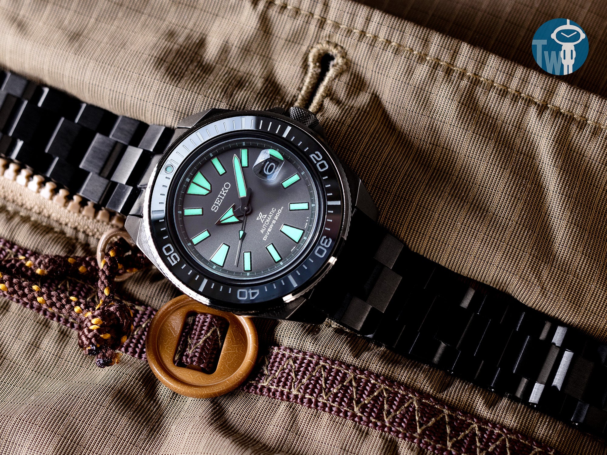 SEIKO精工 王者武士 SRPH97K1 黑色金屬錶帶來自 太空人腕時計TW
