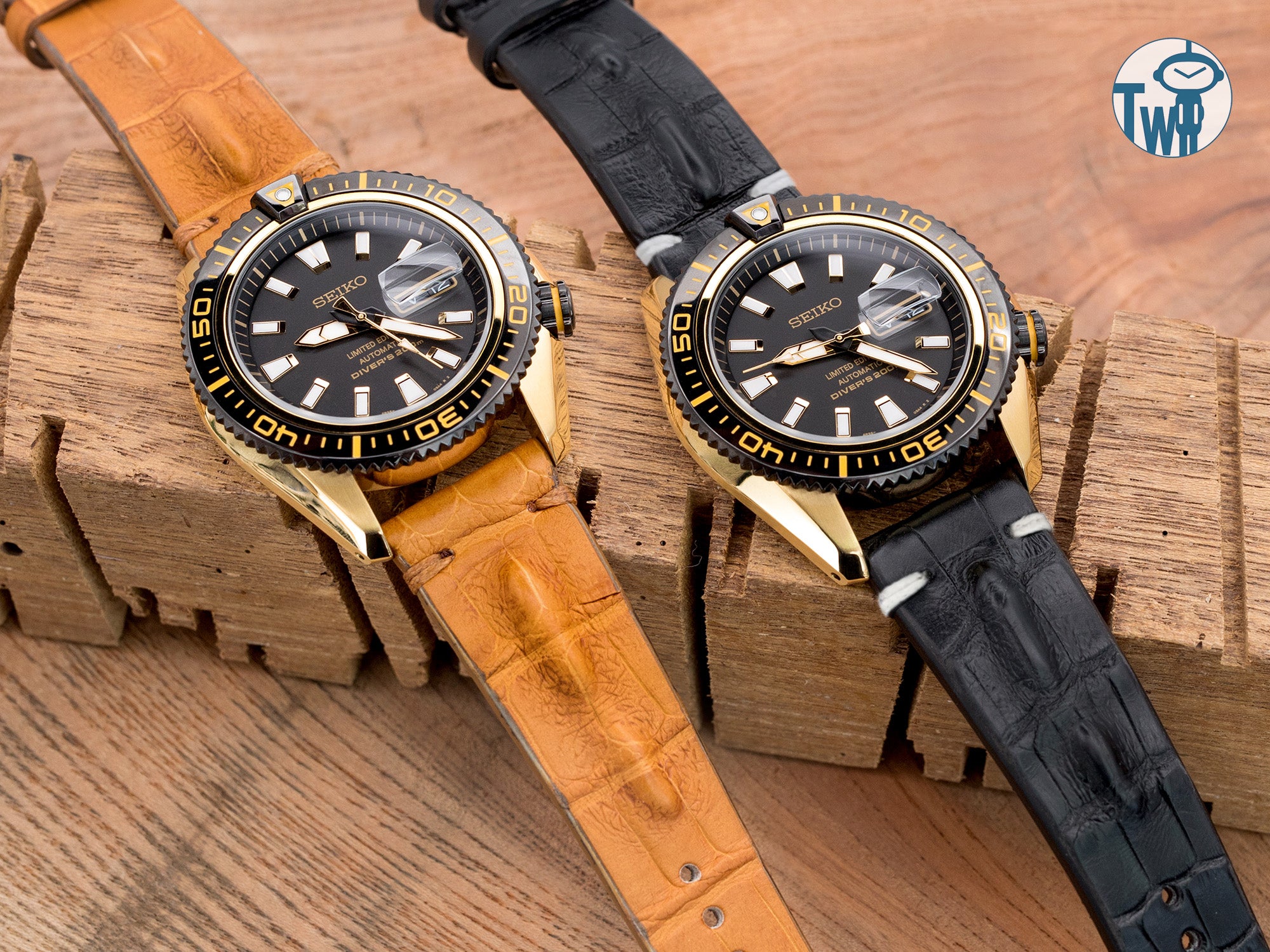 意大利手工製作 大骨鱷魚皮錶帶｜太空人腕時計TW