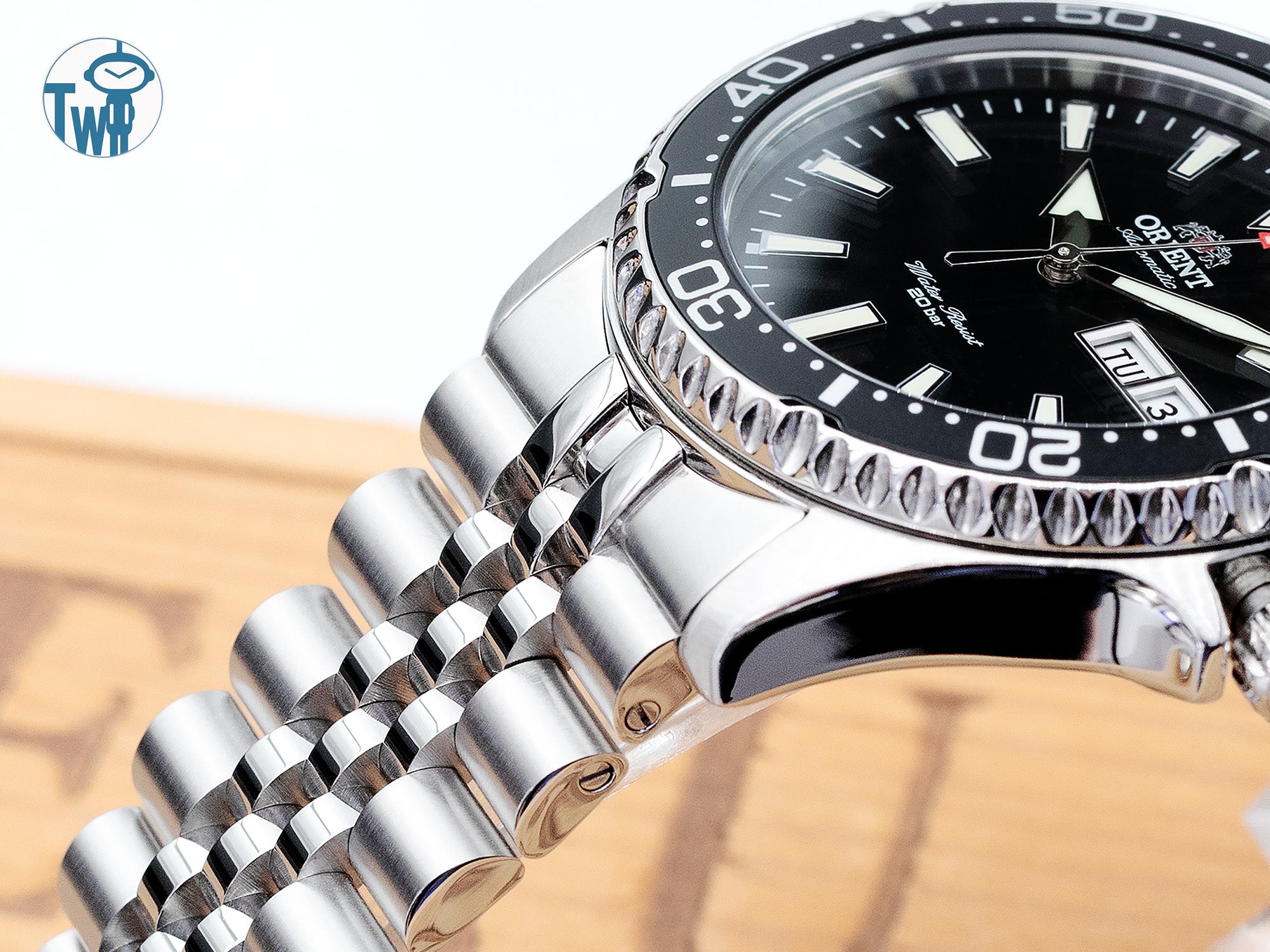 Orient東方錶 Kamasu 專用代用3D五珠錶帶｜太空人腕時計TW
